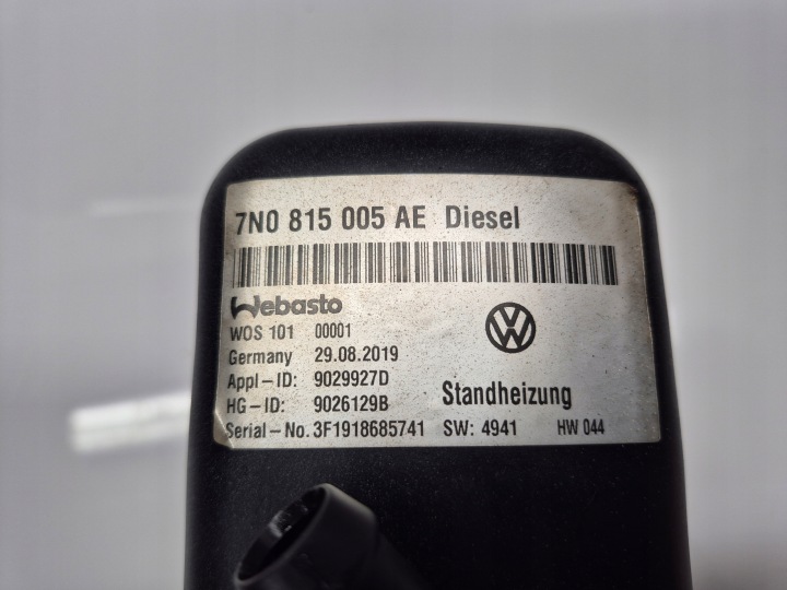 фото №8, Vw sharan отопление стояночный вебасто