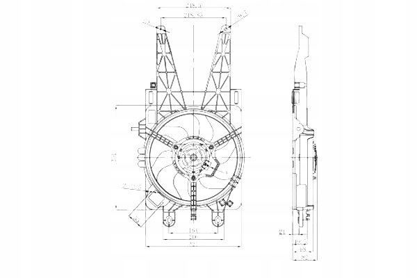 фото №12, Вентилятор радиатор fiat punto ii 99-