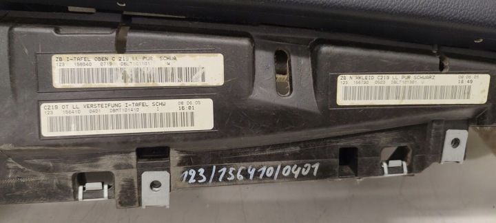 фото №11, Торпедо консоль ремни mercedes w219 3,5 v6