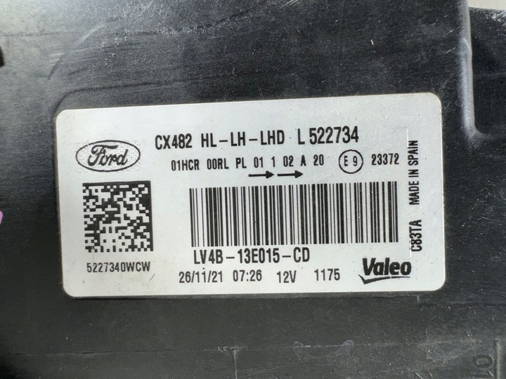 фото №16, Ford kuga mk3 3 iii повний led cx482 лампа ліва перед фара eur