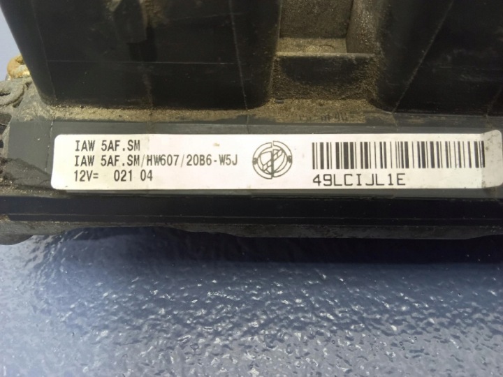 фото №6, Fiat panda ii 03-11 1.1 b 54km блок управления двигателем (ecu) 55193434 iaw5af.sm