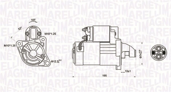 фото №2, Стартер m.marelli do mazda 626 v 1.8 2.0