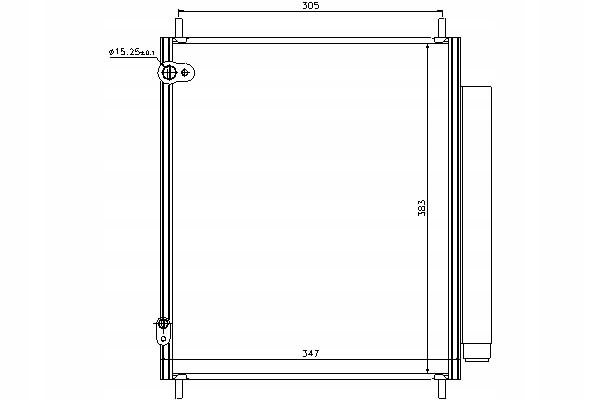 фото №2, Конденсатор кондиционера citroen c-zero mitsubishi i