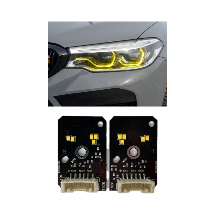 фото №1, Модуль csl жовтий drl do bmw 5/m5 g30/g31/f90 адаптивний led