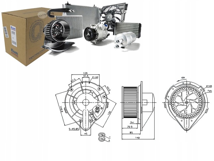 фото №10, Nissens 87064 повітродувка audi a4 / s4 94- a4 / s4 9