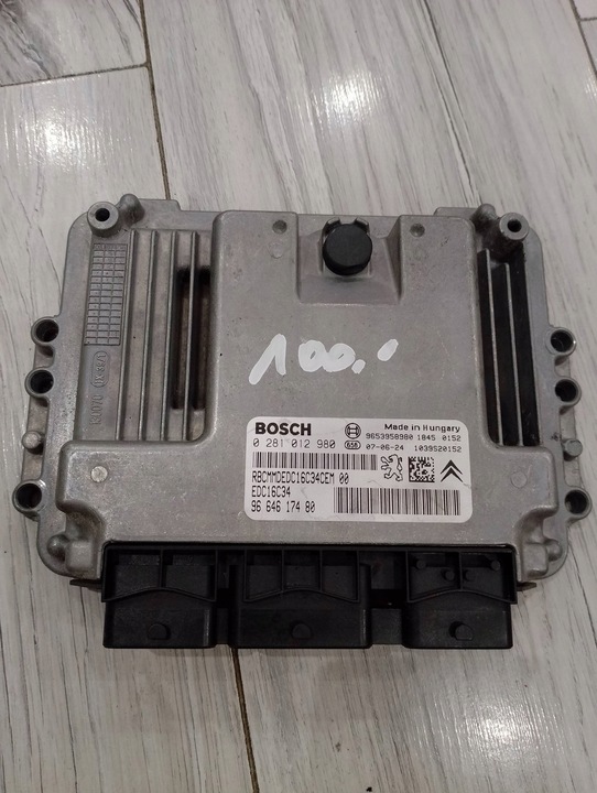 фото №1, Компьютер блок управления citroen peugeot 9664617480