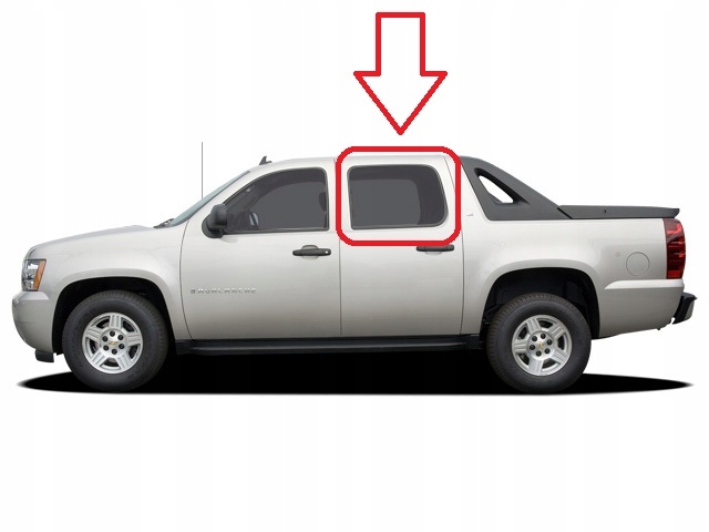 фото №1, Avalanche silverado 07-14r скло задня ліва oem
