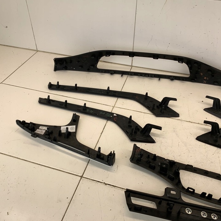 фото №13, Декори капот тунелю двері дерево 11szt набір audi q7 sq7 4m s-line 18r