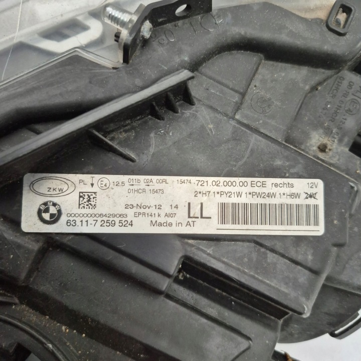 фото №9, Bmw 3 f30 f31 фара правая перед передняя обычная 7259524