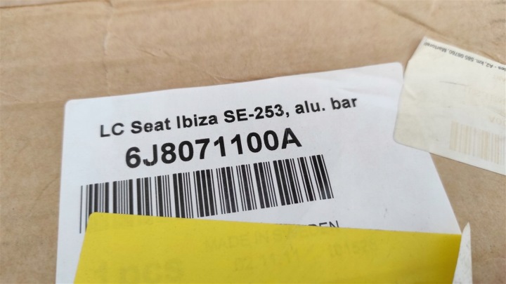 фото №8, Поперечини дахові seat ibiza 6j 5двері 6j8071100a