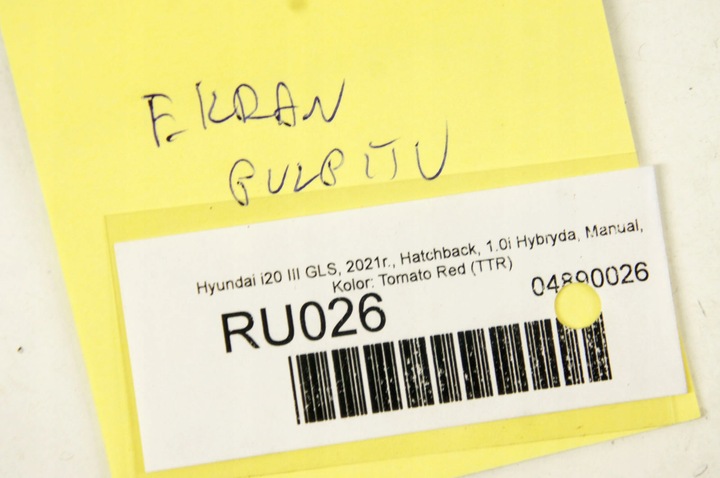 фото №6, Ru026 hyundai i20 iii 1.0i экран дисплей приборы спидометр