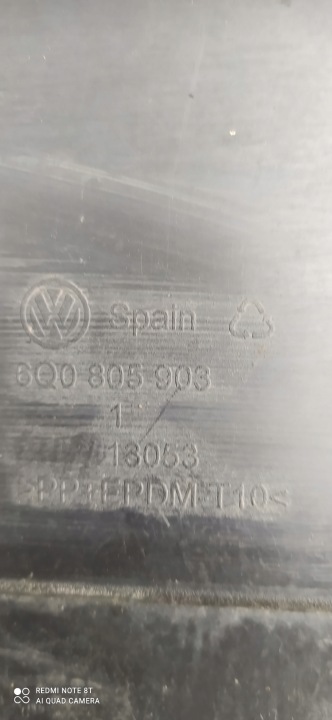 фото №6, Volkswagen oem номер 6q0805903 спойлер бампера polo iv 4