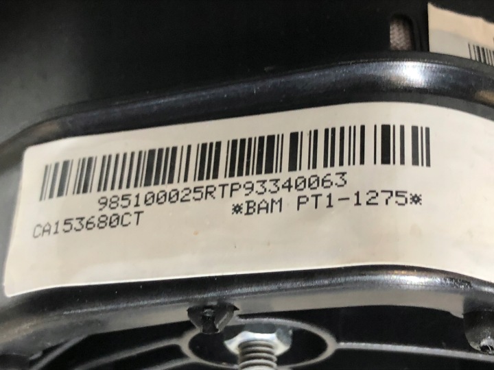 фото №6, Renault master iii подушка безопасности подушка pas 985100025r 868840018r
