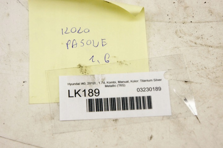 фото №5, Lk189 hyundai i40 1.6crdi колесо пасове