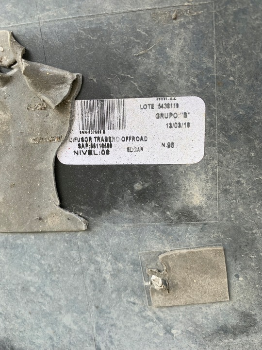 фото №6, Накладка бампера зад vw tiguan ii