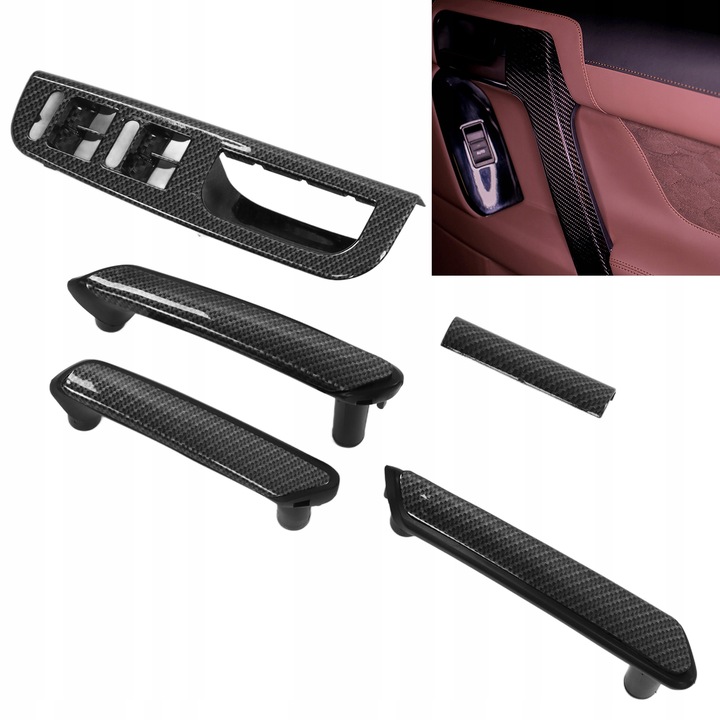 фото №11, Ручка do дверь внутренних w стиль волокна углеродного рама панель