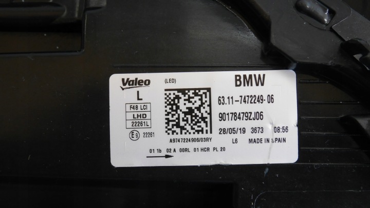 фото №7, Bmw x1 f48 lci фара ліва повний led європа 7472249
