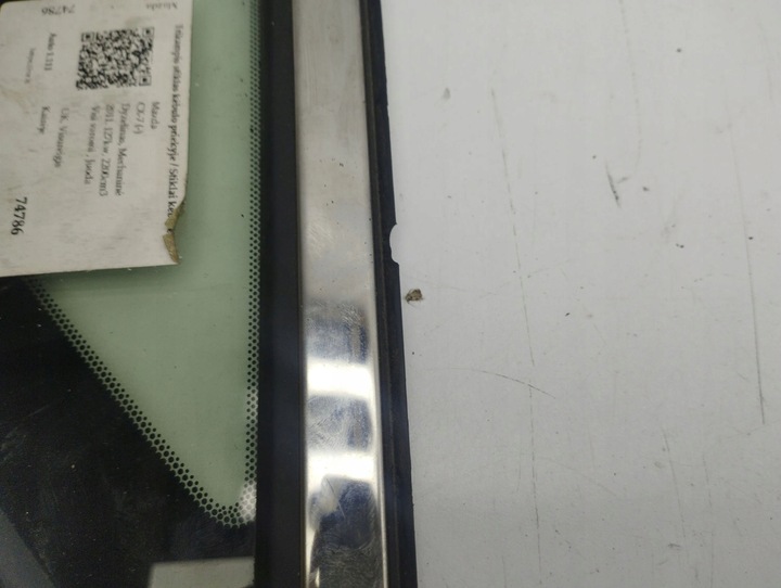 фото №16, Mazda cx-7 2011 левая сторона стекло передняя кузовная треугольная