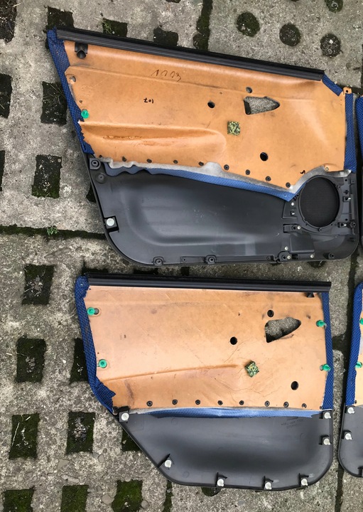 фото №5, Fiat punto ii оббивка обшивки двері kpl