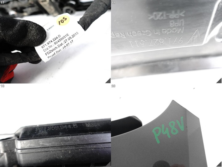 фото №12, Porsche panamera 971 turbo крышка механизм привод спойлер спойлер крыло зад