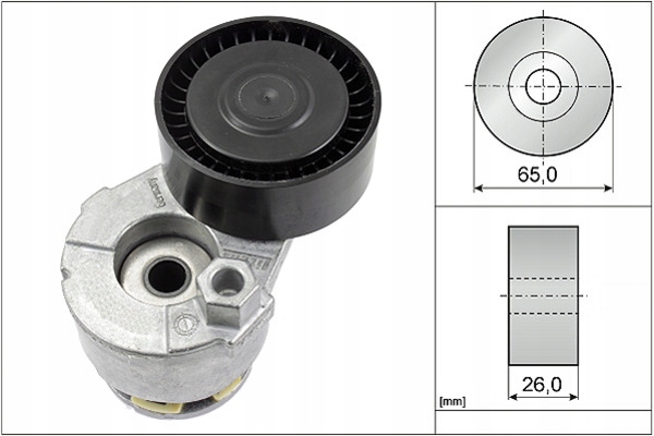 фото №13, Натягувач ремінь поздовжній 534026910 ina