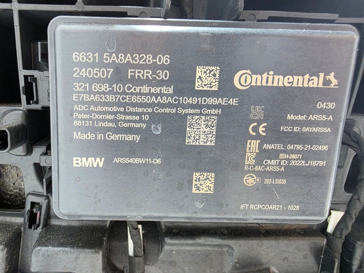 фото №8, Передняя панель радиатор bmw 1 f70 i20 1.5i радар 5a81328 5a571a4 5a50121