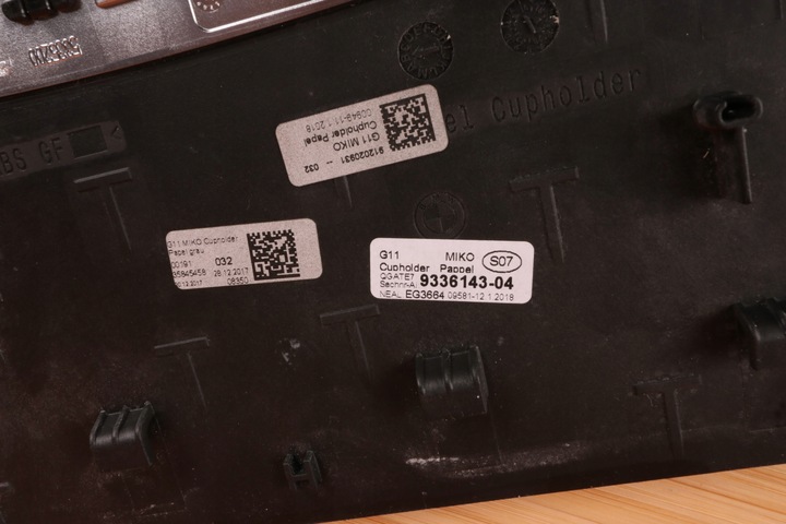 фото №13, Bmw g11 g12 планки dekor туннеля среднего консоли topola серый 9330615