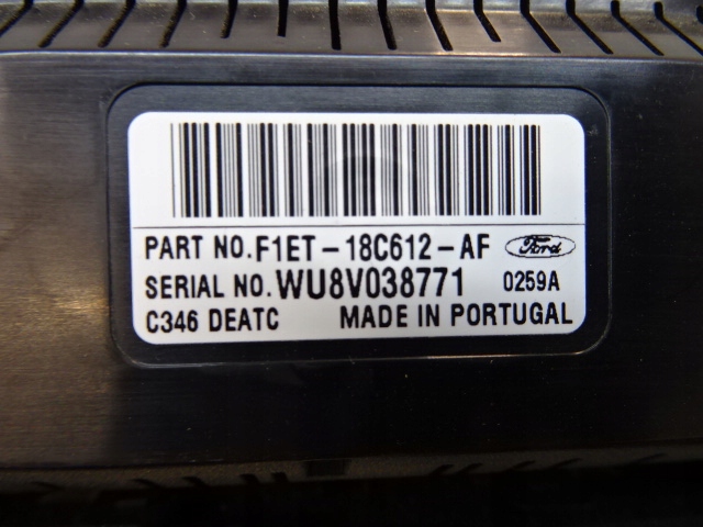 фото №12, Ford focus mk3 рестайлінг панель середній кондиціонера повітропровід f1et-18c612-af