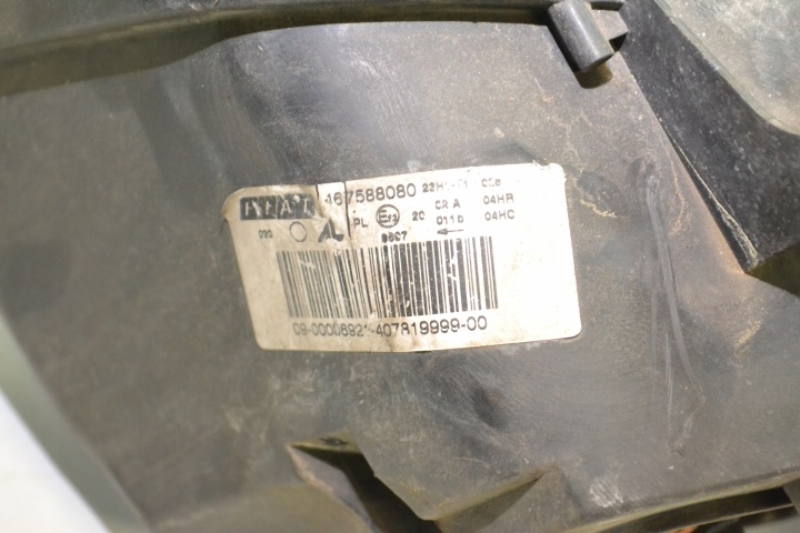 фото №7, Фара правое фара передняя eu 467588080 fiat stilo 1 i 01-10