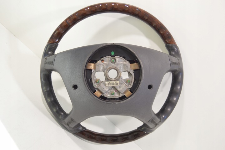 фото №8, Кермо шкіра дерево mercedes w140 c140 s клас рестайлінг графітова сірий