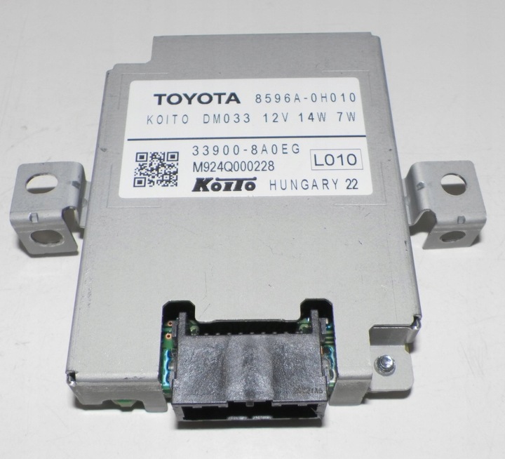 фото №1, Toyota yaris модуль led преобразователь 33900-8a0eg 8596a-0h010 оригинальный номер