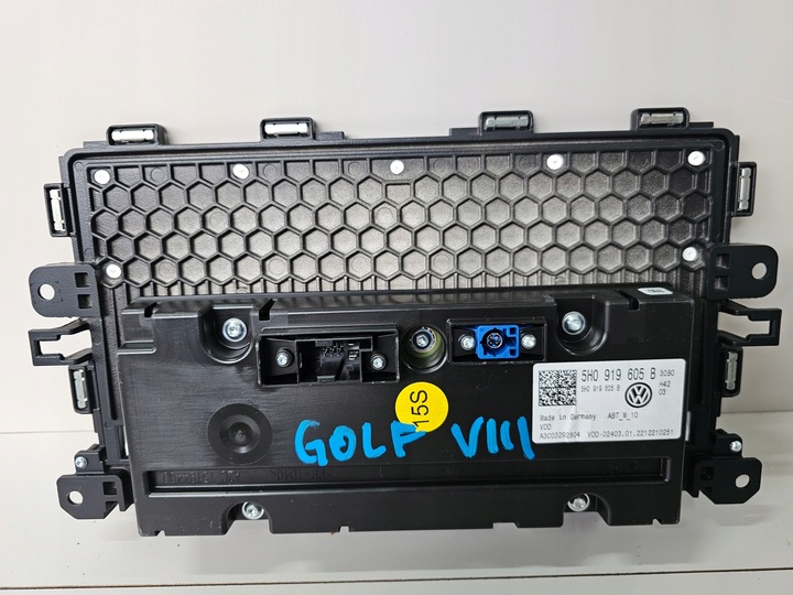 фото №7, Екран дисплей радіо навігація зчитувач golf viii 5h0919605b / 5h0035820h