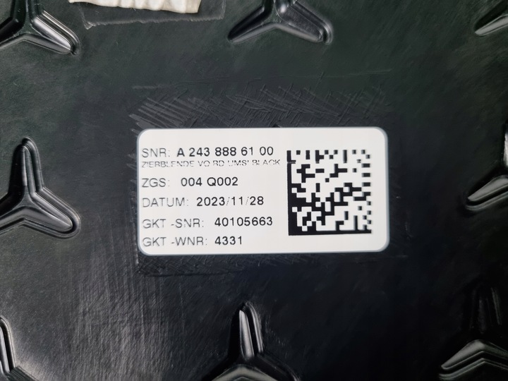 фото №10, Mercedes eqa w243 рестайлинг решётка радиатор решётка радиатора a2438886100