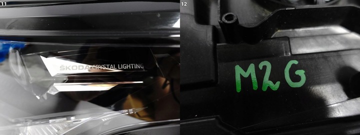 фото №12, Skoda enyaq iv электрический 5lb 5la 20- лампа полный led crystal lighting левая eu