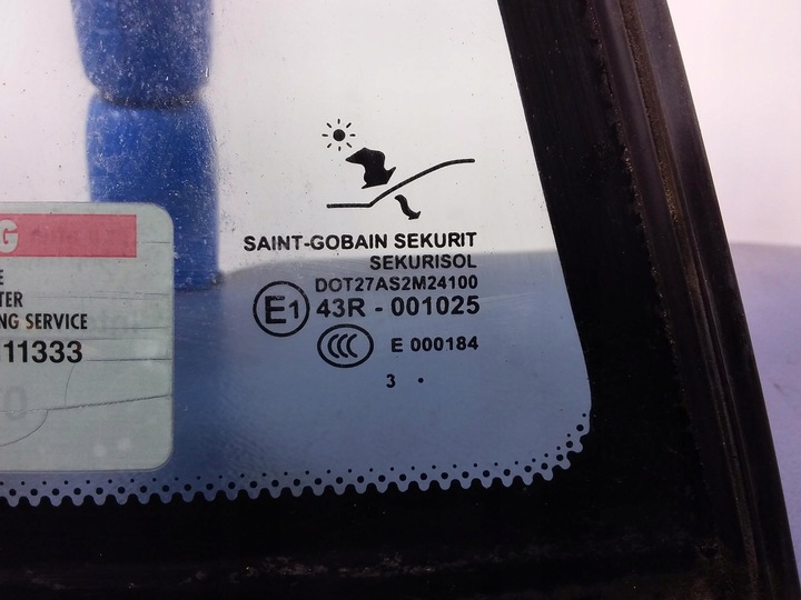 фото №3, Saab 9-3 ii sedan скло двері зад права трикутник 03
