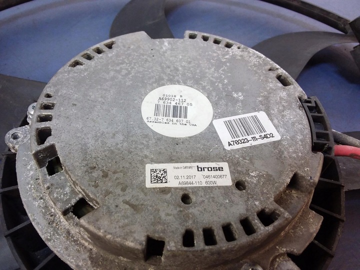 фото №5, Bmw x5 f15 2.0 d вентилятор вентилятор радіатор 7634467