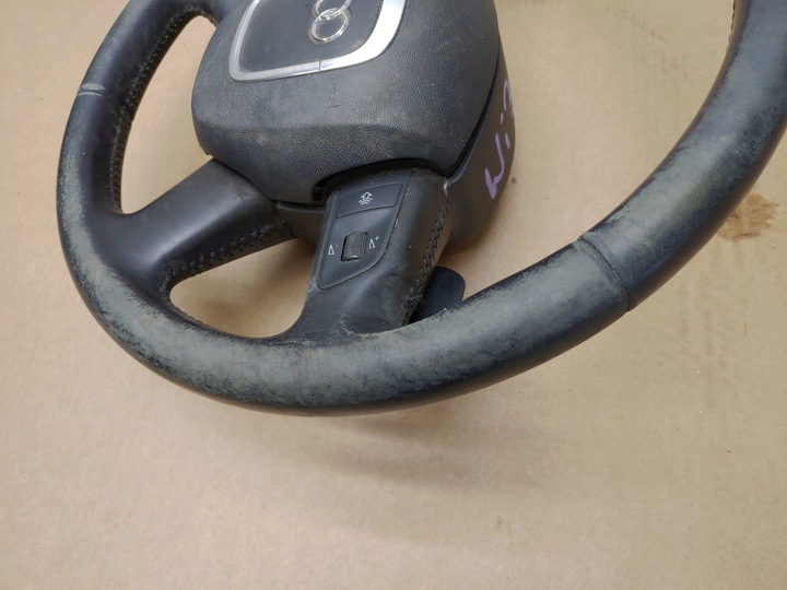 фото №9, Кермо + подушка безпеки мультифункція пелюстки шкіра audi a6 c6 роки 2004-2008