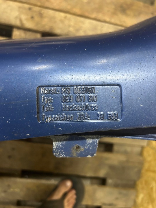 фото №15, Бампер зад задній a4 b6 універсал ms design комплектний