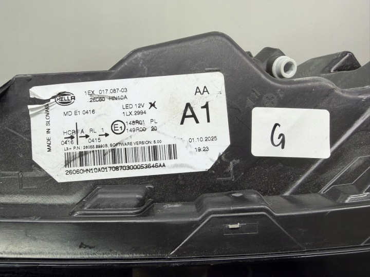фото №15, Nissan qashqai j12 iii 3 фара полный led передняя левые перед 26060hn10a
