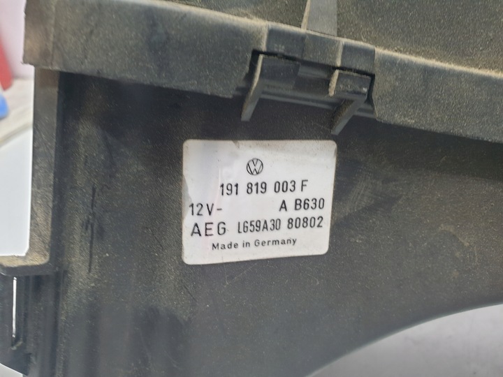 фото №5, Обігрівач vw golf ii 191819003f