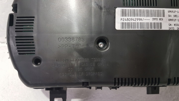 фото №7, Спідометр  прилади renault captur ii clio v e-tech гібрид