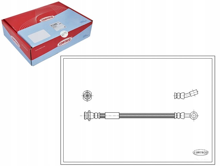 фото №1, Corteco 19034865 шланг гальмівний гнучкий