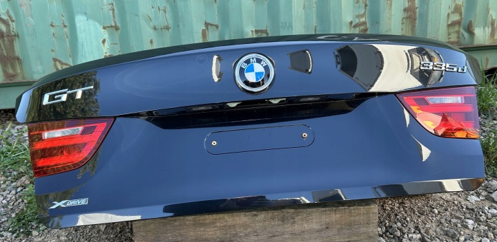 фото №11, Крышка задняя багажника з стекло bmw 3 gt f34 чёрный 475 чёрный shapphire