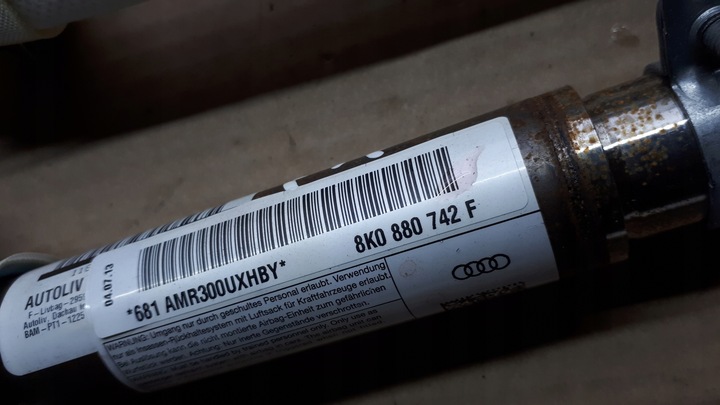 фото №9, S4 b8 рестайлінг a4 шторка повітряна права 8k0880742f