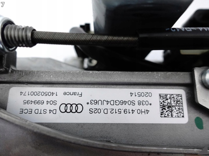 фото №8, Audi a8 s8 4h0 d4 рестайлинг 13-17 рулевая колонка шток модуль двигатели
