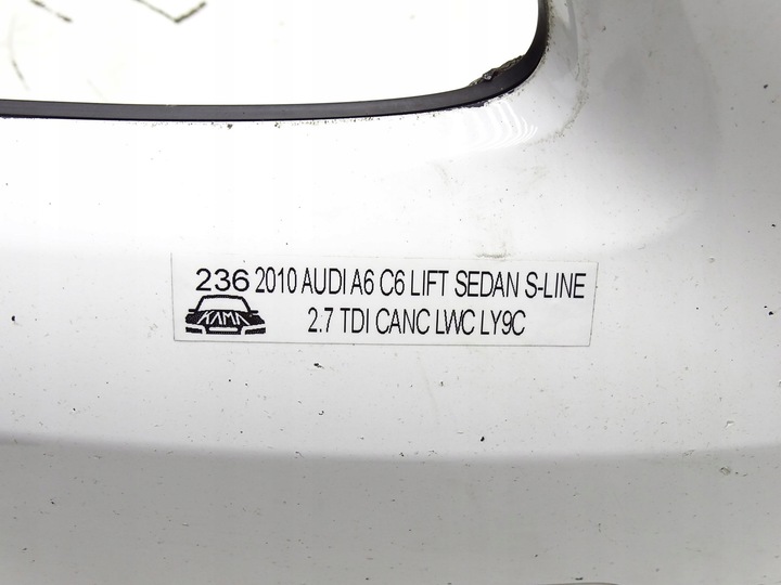 фото №16, Бампер перед переднє audi a6 c6 рестайлінг s-line ly9c