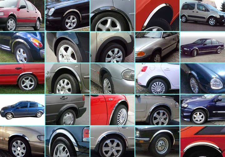 фото №8, Планки na штуки планка накладки подкрылки крыло левый правый перед зад новое