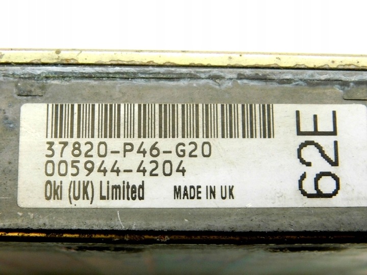 фото №6, R/18 rover 600 accord комп'ютер двигуна 37820p46g20
