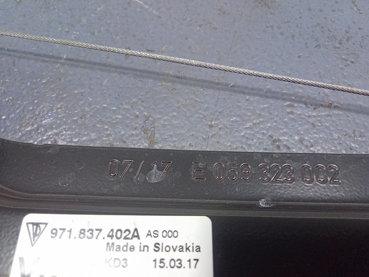 фото №6, Porsche panamera 971 двигунчик підйомник вікна перед лівий 971837401a