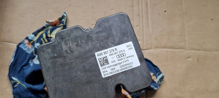 фото №9, Q7 4m ii насос гальмівна abs модуль блок керування 4m0907379r